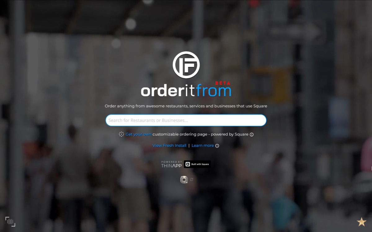 OrderitFrom - made with BASE Platform